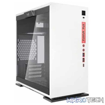 InWin 301C RGB Mini Tower Micro ATX Case  White